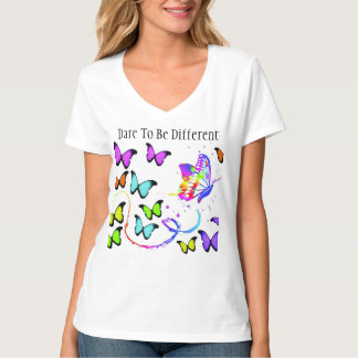 T-shirt Osez être V différent - chemise lâchement adaptée