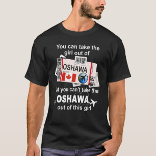 T-shirt Oshawa Boarding Pass Oshawa Girl Oshawa