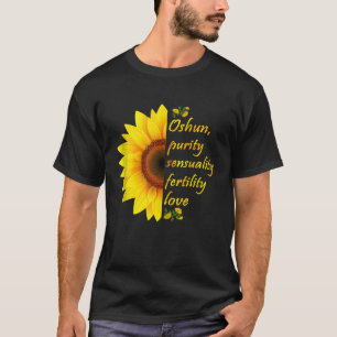 T-shirt Oshun Orishas déesse Oxum Ifa Yoruba religion Hol
