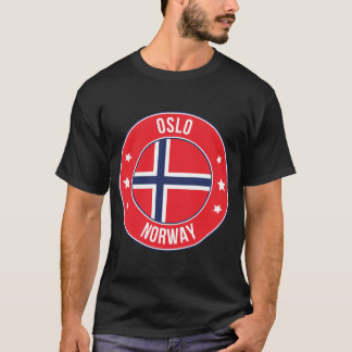 T-shirt Oslo, Norvège Ville