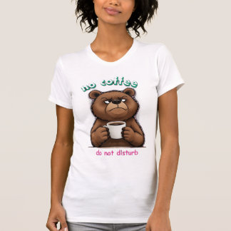 T-shirt Oso y taza de café