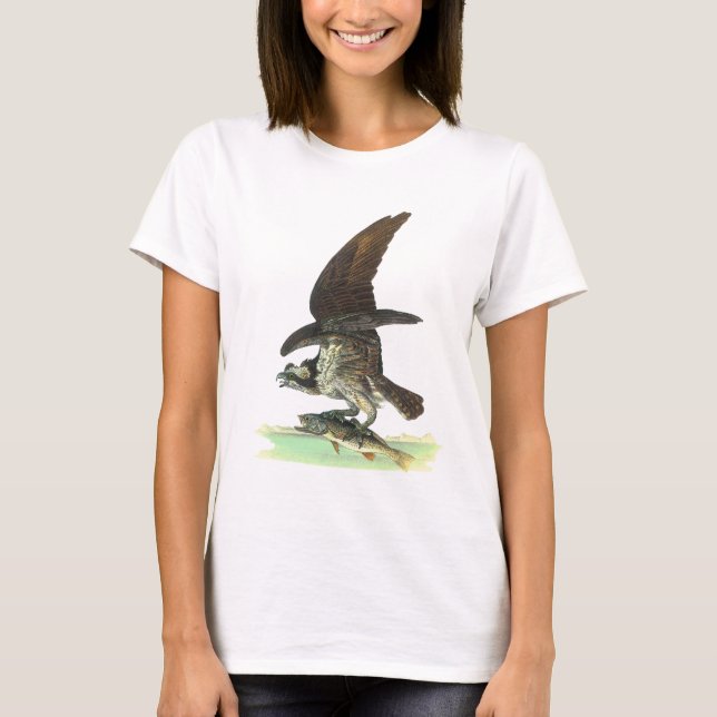 T-shirt Osprey par John James Audubon (Devant)