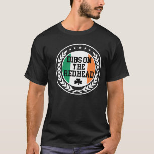T-shirt Osselets sur le boire roux de Jour de la Saint