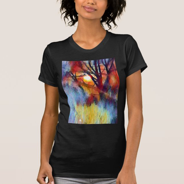 T-shirt Ostara moonrise (Devant)