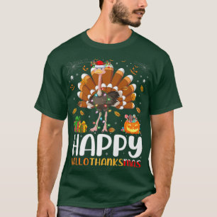 T-shirt Ostrich Oiseau Amant Halloween Noël Joyeux Hallo