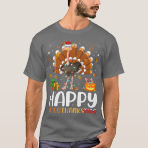 T-shirt Ostrich Oiseau Amant Halloween Noël Joyeux Hallo