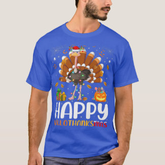 T-shirt Ostrich Oiseau Amant Halloween Noël Joyeux Hallo