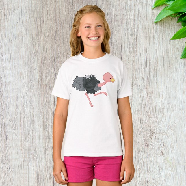 T-shirt Ostrich Running (Créateur téléchargé)