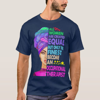 T-shirt OT Exercise OTA Therapeuist Floral Occupational