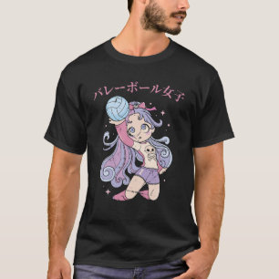 T-shirt Otaku - Anime Volleyball Girl - Manga Japanese Aes