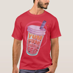 T-shirt Otaku Boba Buble Thé Lover Yum Yum Bubble Thé
