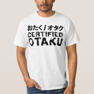 T-shirt otaku certifié
