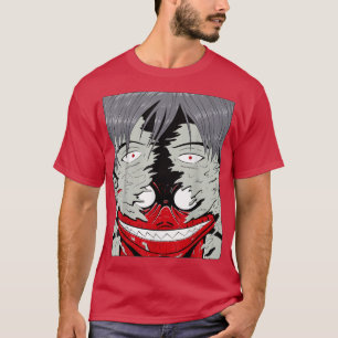 T-shirt Otaku Japon Anime Japonais Evil Monster Graphic Ar