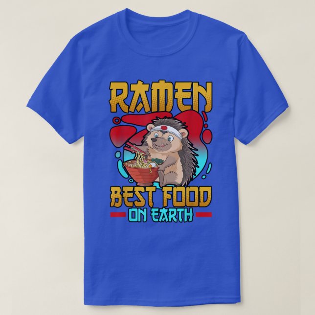 T-shirt Otaku Ramen Best Food On Earth Anime Funny Cute  (Design devant)