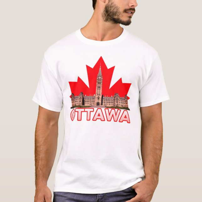 T-shirt Ottawa (Ontario) (Devant)
