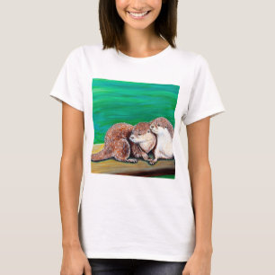 T-shirt Otter Best Friends Peinture