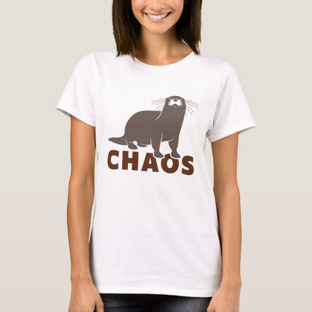 T-shirt Otter Chaos (Devant)