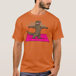T-shirt Otter Doing Yoga