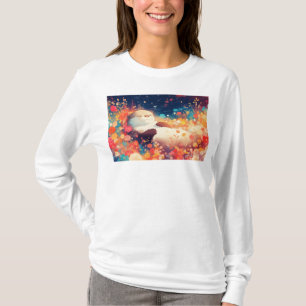 T-shirt Otter Floral Hideaway