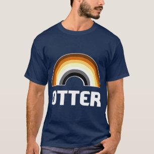 T-shirt Otter Rainbow Ours Gay LGB Gay pride Ours Loup
