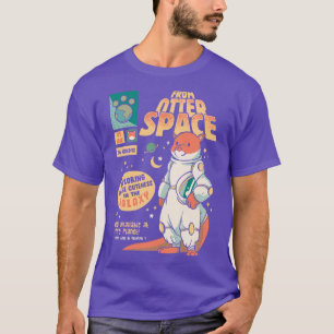 T-shirt Otter Space Astronaut Autre Gravity Galaxy Comics