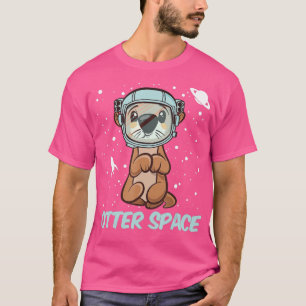 T-shirt Otter Space Funny Otter Pun