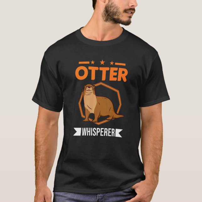 T-shirt Otter Whisperer (Devant)