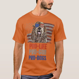 T-shirt Otterhound Anti-avortement Pro God Pro Chiens