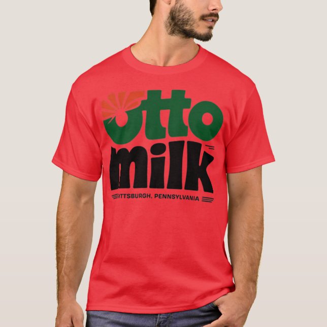 T-shirt Otto Milk Company - Pittsburgh (Devant)