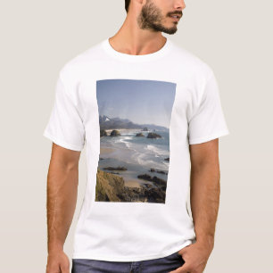 T-shirt OU, côte de l'Oregon, Ecola State Park, vue de