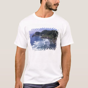 T-shirt OU, côte de l'Oregon, phare de Heceta Head, sur