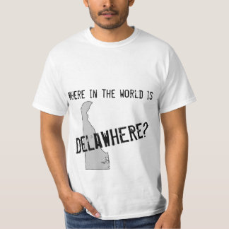 T-shirt Où est Delawhere ?