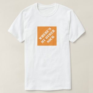 T-shirt Où est mon autre sock drôle papa humoristique père