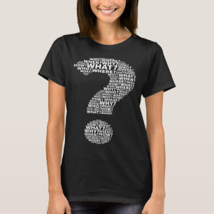 T-shirt Où Je Pose La Question Mark Ponctuation School Puz