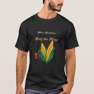 T-shirt Où le marketing rencontre le maïs