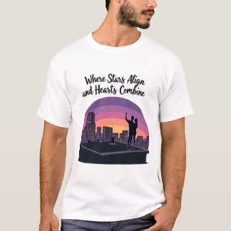 T-shirt Où les étoiles s'alignent - Big City Romantic Skyl