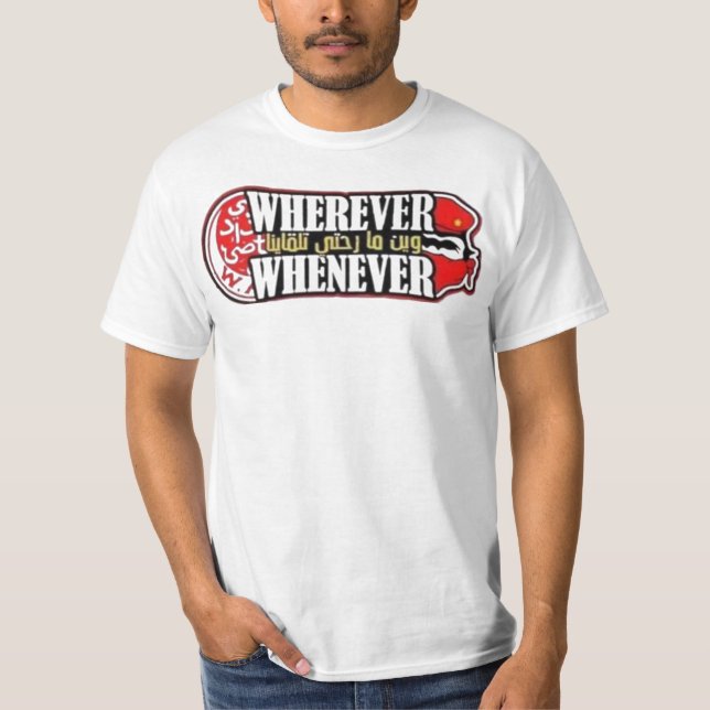 T-shirt Où que vous alliez, vous me trouvez (Devant)