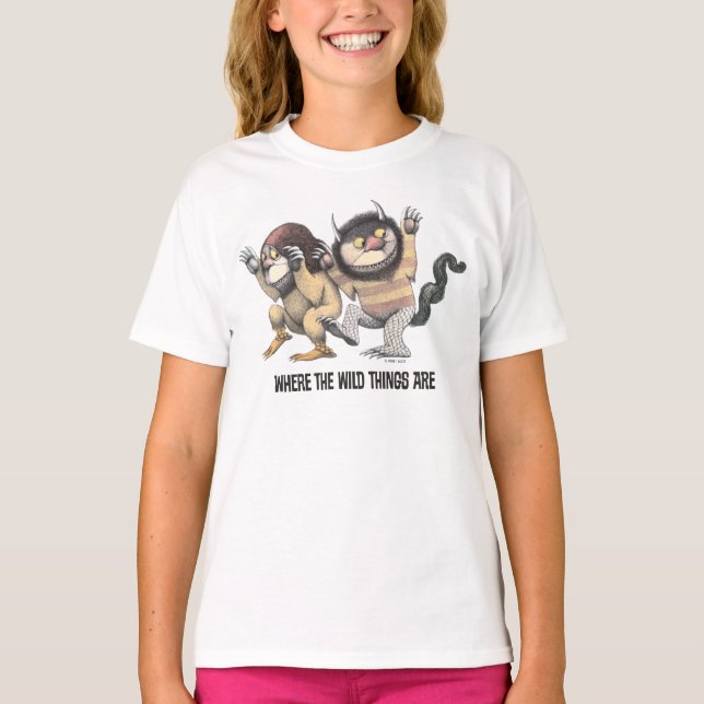 T-shirt Où sont les choses sauvages | Deux choses sauvages (Devant)