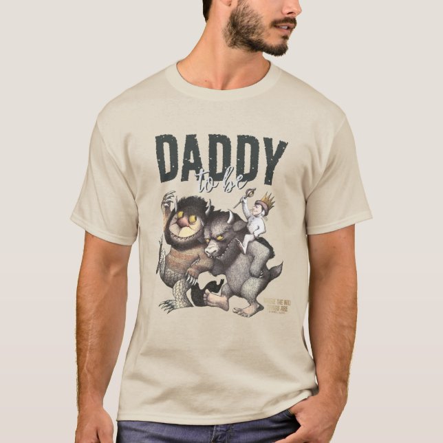 T-shirt Où sont les choses sauvages | Papa à être (Devant)