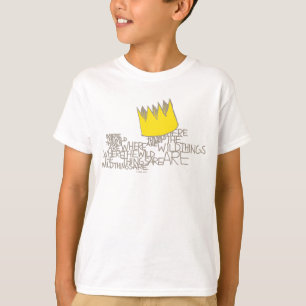 T-shirt Où sont les monstres   Crown