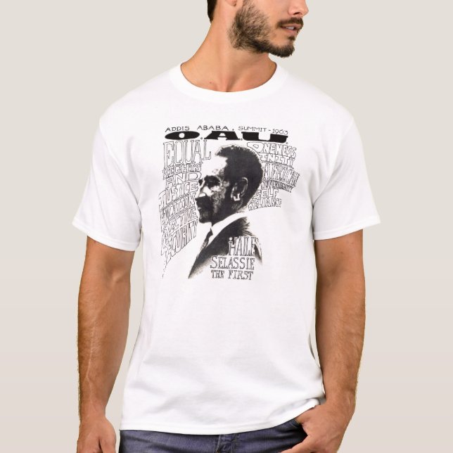 T-shirt OUA Haile Selassie (Devant)