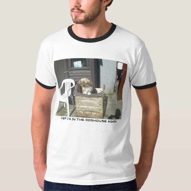 T-shirt OUAIS je suis DANS LE CHENIL ENCORE (Devant)