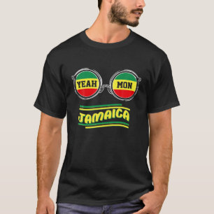 T-shirt Ouais Mon Jamaïcain Vacation Jamaïque Reggae Hom