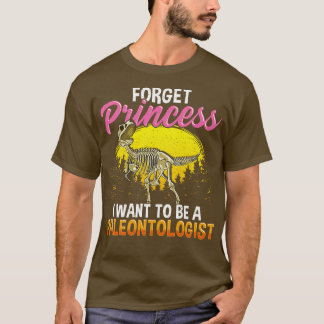 T-shirt Oublie Que Je Veux Être Un Paléontologue