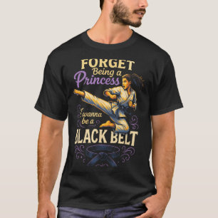 T-shirt Oublier d'être une princesse - Kickboxing Karaté