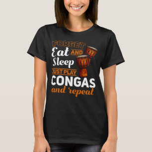 T-shirt Oubliez De Manger Et De Dormir Jouez Seulement Con