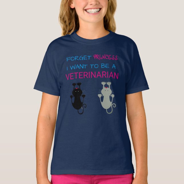 T-shirt "Oubliez la princesse, je veulent être des (Devant)