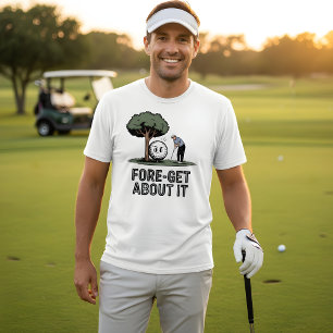 T-shirt Oubliez-le – Création drôle de balle de golf