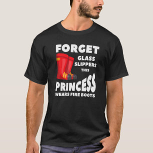 T-shirt Oubliez Les Chaussures En Verre Cette Princesse Po