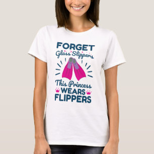 T-shirt Oubliez Les Chaussures En Verre Cette Princesse Po